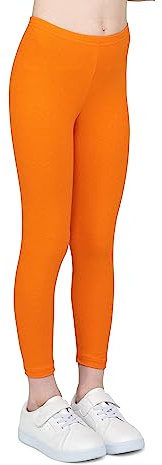infatti Kinder-Mädchen-Baumwoll-Leggings, weiche und Bequeme Hose für Kinder, lässiges Training, eleganter Stil, Basic-Kleidung Zoe