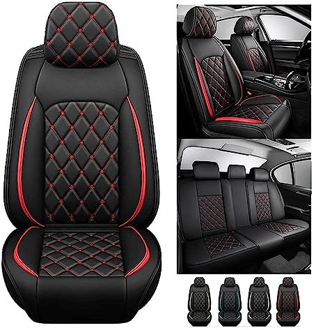 SitzbezüGesets Für Dacia Dokker/Duster/Duster Van/Jogger Extreme/Lodgy 2000-2023,Schonbezug Leder,Autositz-Auflage Universal Leder Auto-SchonbezüGe Wasserdicht Sitzschoner,PU Leder Sitzschoner ( Color