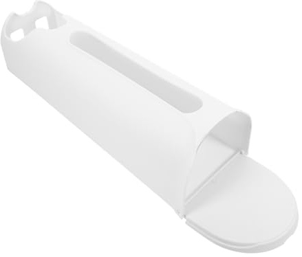 PRETYZOOM Soporte para Bolsas De Plástico Compra Grande De Pared, Caja Dispensadora Blanca De Almacenaje, Organizador Versátil para Bolsas De Basura y Cocina