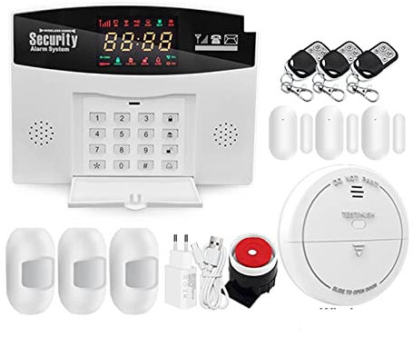 OUTFYT WiFi gsm Sistema de Alarma Tuya Smart Home Security Alarma 4 Control de la aplicación de Host inalámbrica,Sistema De AutomatizacióN del Hogar(B)