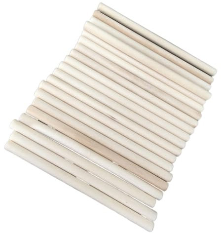 STOBOK DIY Holzstäbe Runde Holzstäbchen Langlebiges Bastelmaterial Für Den Modellbau Kreative Projekte Und Kunsthandwerk