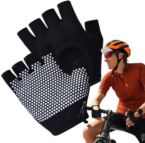 Birtern Guantes de Yoga Antideslizantes – 1 par de Guantes de Fitness para Mujer – Guantes de Entrenamiento para Saltar con Cuerda, Guantes Antideslizantes para entusiastas del Deporte para Gimnasio