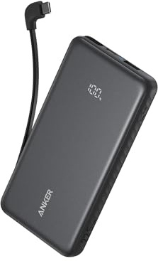 Anker Zolo Power Bank (10 K, 22,5 W, cavo USB-C integrato)
