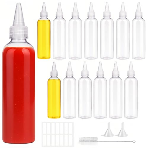 Nadisean 14 Stk Quetschflaschen Kunststoff120ml, 4oz Squeeze Flasche Klein