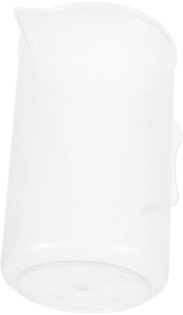 Healifty Jarra Medidora de Transparente con Asa Taza de Medición Gruesa Vaso Medidor Multiuso con Escala Clara y Vertedor para Líquidos Aceite y Cocina