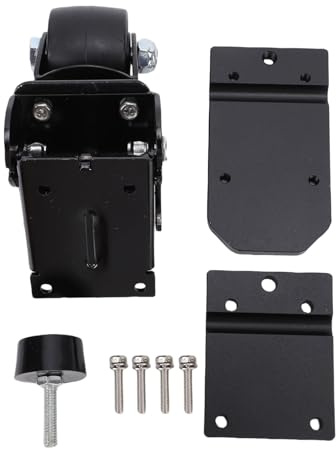 Taidda Caja de Herramientas Kit de Ruedas Giratorias Caja de Herramientas Accesorios de Ruedas con Frente de Construcción de Acero Rodante de Embalaje Capacidad de 200 Libras