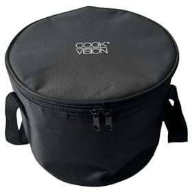 cookvision nesto Transport-Tasche für Camping Geschirr Sets 11-13-tlg., Topf-/Pfannenset-Beutel, 600D-Oxford-Gewebe, praktische Aufbewahrungstasche mit Trägern, 28 x 18 cm, Camping Zubehör