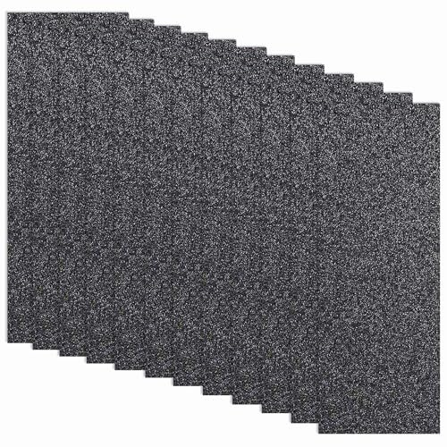12Pcs Sandpaper 100 Grit, Epehio Wet And Dry Sandpaper For Cars, 9x3.6 Inch | Sandpaper For Metal Wood Walls Plastic Paint Furniture, Coarse Grit Sand Paper Sheets for Automotive Polishing & DIY Projects
