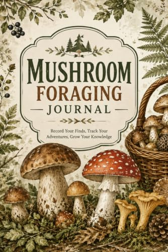 Mushroom Foraging Journal: Record, Identify & Track Wild Mushrooms | Species Log, Spore Print Record, Habitat Notes & Foraging Trips