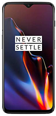 OnePlus 6T Smartphone débloqué 4G (Ecran : 6,41 pouces - 6 Go RAM - 128 Go Stockage - Double Nano-SIM - Android) Noir Miroir