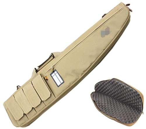 WSFZEG Bolsa Rifle Escopeta Airsoft, Maletin Arma Larga Funda para Transporte De Armas Suave Acolchado con Cerradura Carabina Bolsa para Caza Pesca