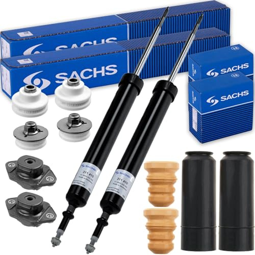 SACHS Stoßdämpfer + Domlager + Protection-Kit hinten passend für 1/3er E81 E90