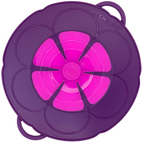 Kochblume Parent, Silikon, lila, Topfgröße 14–18 cm (S)