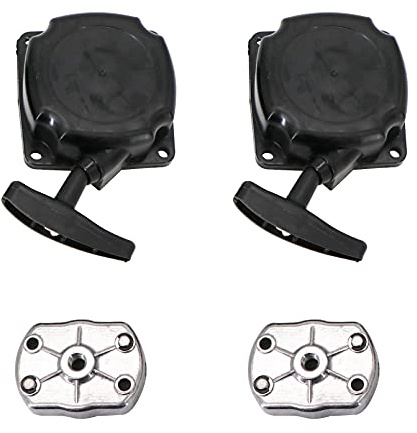 Dokili Seilzugstarter Starter und Mitnehmerplatte Ersatz für Motorsense Rotfuchs Tarus Fuxtec Timbertech BC52 BC520