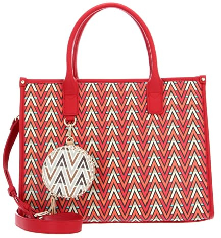 Valentino Schultertasche Shopper Tonic Tote Rosso/Multicolor mehrfarbig