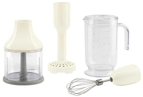 Smeg HBAC11CR Hand Blender Set of 4 Cream
