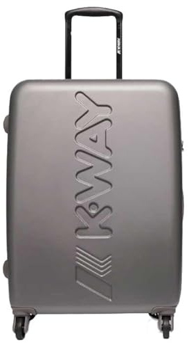 K-Way K-AIR M TROLLEY 8AKK1G02, 4-hjuls styv, Grå Metallic, 64,5x46x26 cm., Resevagn