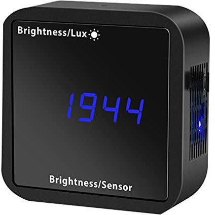marian Tuya ZigBee Lichtsensor Helligkeitsmelder mit Temperatur- und Feuchtigkeitserkennung, Anzeige, Sicherheitsgestänge