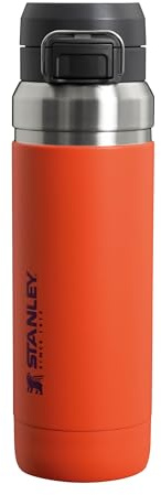 Stanley 1913 Quick Flip Rostfritt Stål Vattenflaska 1.06L - Håller Kallt I 18 Timmar - Håller Varm I 7 Timmar - Läcktät - BPA -Fri Termos - Diskmaskin Säker - Cup Holder Compatible - Tigerlily Plum