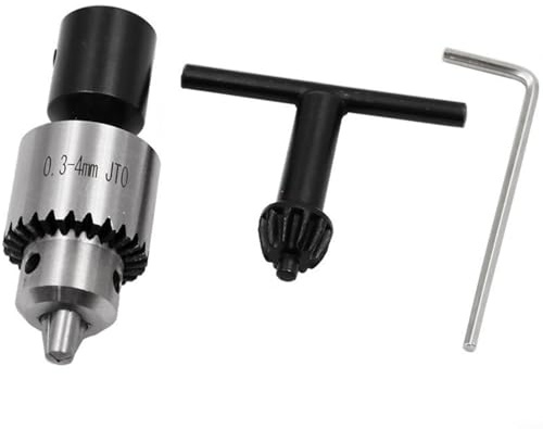 Mandrin de perceuse à moteur, clé à griffe, mandrin conique, collier de serrage de moteur, petit arbre de moteur électrique 48 mm pour perceuse électrique, perceuse électrique (6 mm)