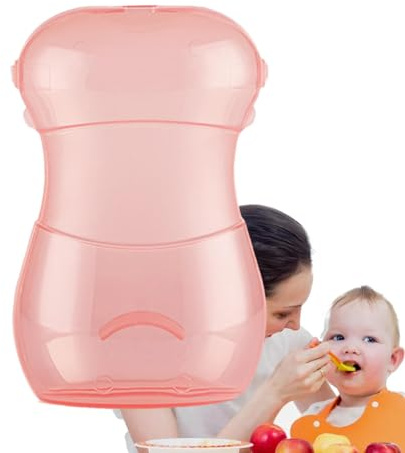Babynahrungsbehälter, Quetschies Halter Für Fruchtpüree, Wiederverwendbare Quetschies Halter,Babynahrungs-Futterspender, Sichere Lebensmitteltasche Und Getränkebox