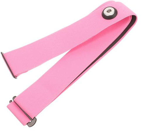 TOGEVAL Correa De Pecho para Monitor Transpirable y Elástica, Banda De Fijación Ajustable De Color Rosa, Compatible para Deportes y Actividades Al Aire Libre