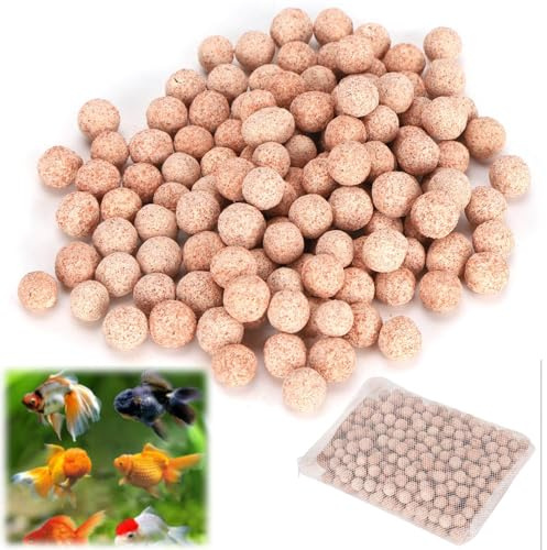 Tissting Fish Tank Bio Ball, Aquarium Bakterien Ball Aquarium Bio Filtermedien Filtration des Fischtanks Filterballs Aquarium für Stabilisierung des pH des Aquariums