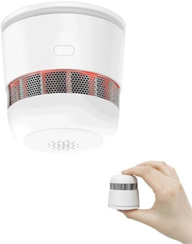 VisorTech Rauchmelder 10Jahre: Mini-Rauchwarnmelder, 85 dB Feueralarm, 10 Jahre Batterie, EN 1460 (fotoelektronische Rauchmelder, Fotoelektrischer Rauchwarnmelder)