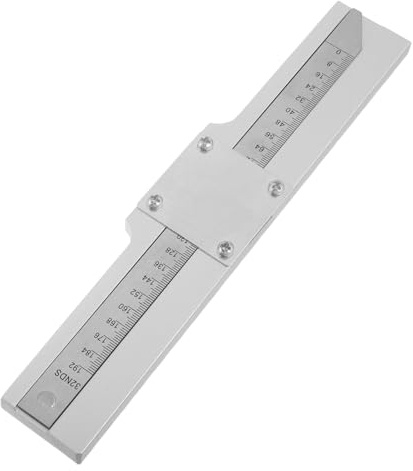 ULTECHNOVO Medidor De Profundidad Banda De Rodadura De Metal Con Lupa Para Medición Precisa Herramienta De Medición Para Uso Taller y Mantenimiento De Vehículos