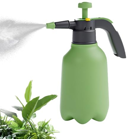 Botella de agua a presión - Lata de agua ajustable a presión, pulverizador de jardín portátil de 2L con asa | Botella de agua de mano para jardín