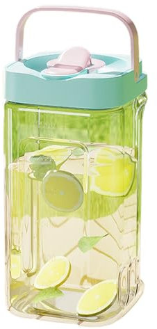 Beverage Dispenser for Fridge, 3.5l Leakproof Water Pitcher, Built-In & Handle, Pp Material, Ideal for Tea Juice Camping Kitchen Use, 12.4x5.12x5.12 Inches