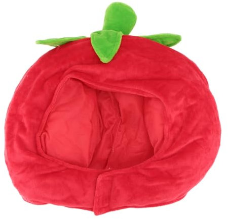 CHICAMPERA Charming Tomato Headpiece for Parties and Cosplay Fruit-Styled Headwear for Adults and Boys and Girls Festive Accessory for Celebrations and Gatherings