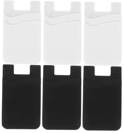 Operitacx 6 pezzi Portacarte Adesivo per Smartphone e per Design e Facile Installare