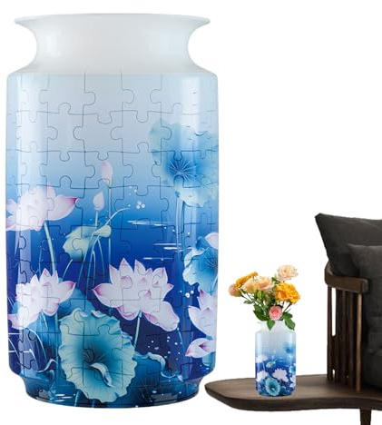 ETUCYNG Vase Puzzle – Pot de fleurs puzzle | Kit de décoration pour activité relaxante difficile, anniversaire, femme, décoration d'intérieur, fête des mères, Noël