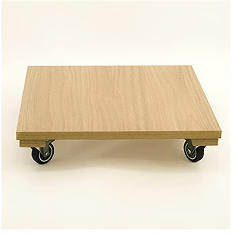 ZHANGshouf Soportes de exhibición para jarrones, Carrito para Plantas, Jardinera móvil con Capacidad de Carga de 110 Libras, Paleta para Carrito para macetas Pesadas, Bandeja