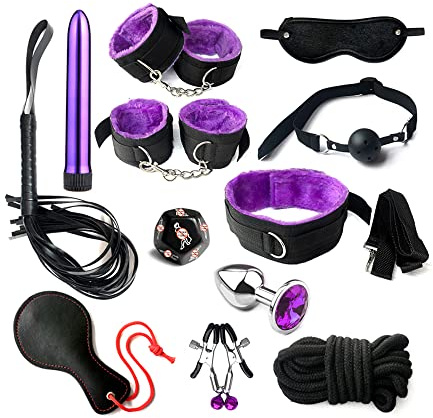 Bõndägë Mascherata Set Kit Šêxy oggetti Manette sexyshop Giochi eros coppia erotitici sëxy per coppie Šêx Toysper per Coppie Sexy Shop Hot Polso Confortevole 12pieces-5901-2