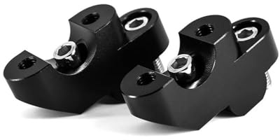 Height-Extendable Motorcycle Handlebar Rise For NC 750 X (2016-2021) NC700X NC 700 X (2012-2013) Extension Adapter Stub Fitting. Stem Adapter(BLACK)