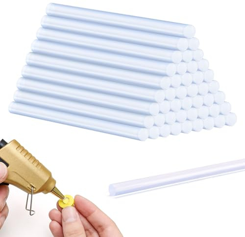 40 Bâtons de Colle Chaude, 11 mm x 200 mm Transparent Baton de Colle pour Pistolet, Séchage Rapide, Universels Pistolet à Colle Chaude pour Bricolage, Artisanat et Réparations