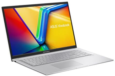 ASUS PC Portable Vivobook X1704V 17.3'' FullHD Intel Core I7 150U 16Go RAM 1To SSD Windows 11 Pro Clavier AZERTY Rétroéclairé Argent