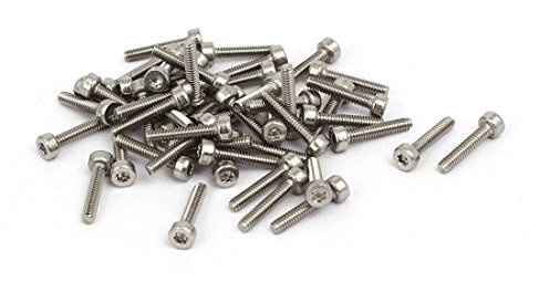 Aexit M2x10mm Gewinde T6 Torx Drive 304 Edelstahl Torx-Zylinderschraube mit Innensechskant 50 Stück (05f72b26fdbf3b287d4eb0390c96752f)