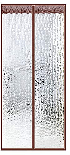 Magnetic Thermal Curtain, With Heavy Duty Magic Screen Folding Doors Internal Auto Closer, for Greenhouse -D-80x210CM