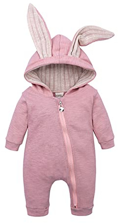 Verve Jelly Bebé recién nacido Niños Niñas Conejito Trajes de Pascua Infantil de manga larga Onesies Sudadera con capucha Mono Pijama