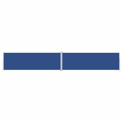 vidaXL Tenda da Sole Laterale Retrattile Blu 200x1200 cm