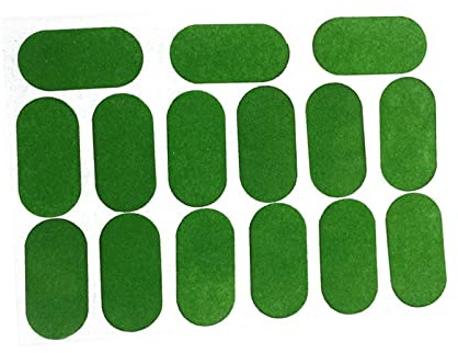 LOVIVER Billard-Billard-Tischdecke, Pflaster, Aufkleber, Patches, Tischdeckenschutz, Reparieren, Ausbessern von Rissen oder Rissen, Grün, 50 x 23 mm
