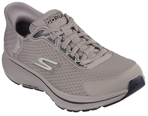 Skechers Herren Go Run Consistent 2.0 Empowered Sneaker, Natur, 43.5 EU