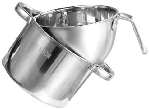 TOPBATHY Butter Melting Pot Steel Pot Cooking Utensil for Melting Cheese Candy Butter Soap Candle Wax