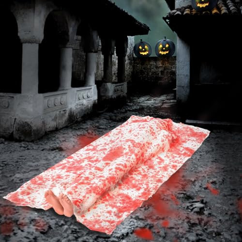 Halloween Deko, Halloween Requisiten Dekorationen zurück aus dem Grab Leiche, Thriller Toter Körper Gefälschte Leiche, Horror Toter Körper Friedhofs Halloween Dekorationen Outdoor Graden