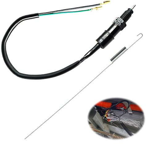 Interruttore Luce Freno Posteriore Universale con Kit Molla,Interruttore Freno Moto,Adatto per Moto Honda Kawasaki Suzuki Yamaha Quad Bike ATV,Accessorio Essenziale per la Sicurezza Stradale