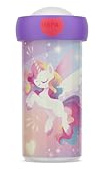 Mepal - Gourde Campus - Gobelet pour Boire - Gourde Étanche pour Enfants - Tasse pour Boire Réutilisable - Sans BPA et Lavable au Lave-Vaisselle - 300 ml - Unicorn Glow