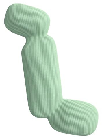 Almohada corporal para adultos | Almohada suave con forma de hipocampo para dormir en el lateral | Almohada de cuerpo larga y transpirable, gran almohada firme y de apoyo para los durmientes laterales